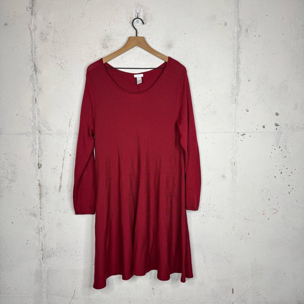 J.Jill Long Sleeve Fit & Flare Long Sleeve Dress Long Tall